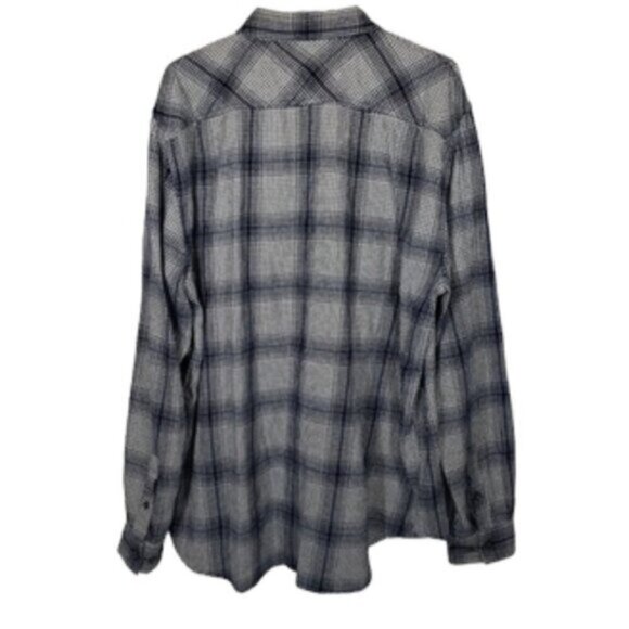 Boston Traders Men's Cotton Flannel Checkered Long Sleeve Shirt XL Vintage - Picture 6 of 15